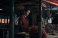 Night street scene edited with the Shinwa Lightroom preset